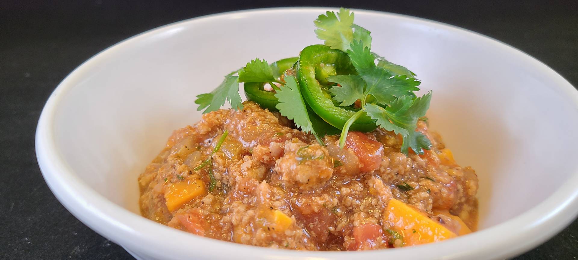 Turkey Sweet Potato Chili, by the Quart