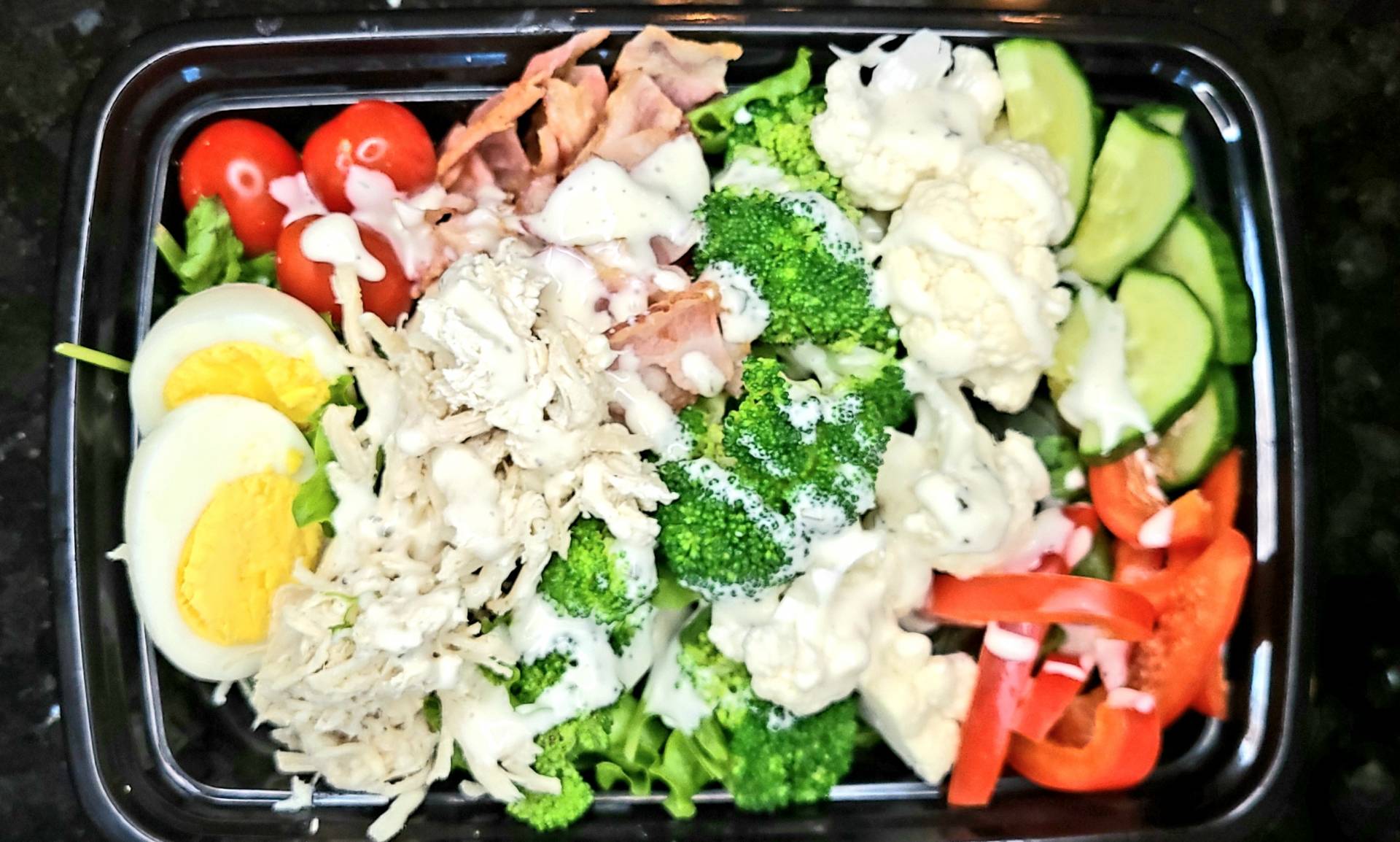 KETO Turkey Cobb Salad